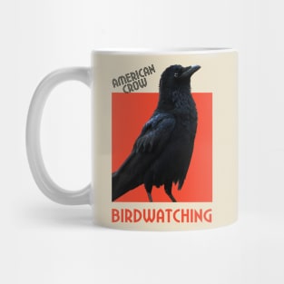 Birdwatching. American Crow Mug